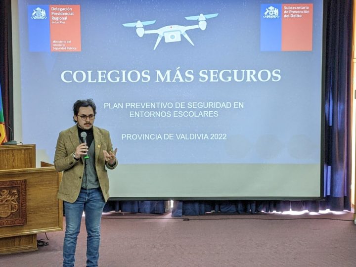 Lanzaron plan regional “Colegios + Seguros” en Los Ríos