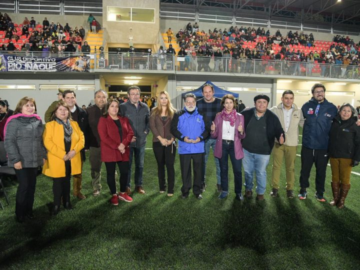 Gobierno Regional de Los Ríos y Municipio de Máfil inauguraron construcción del Estadio Los Aromos