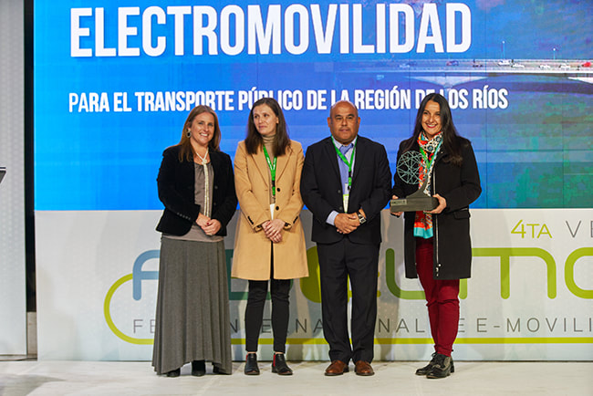 Región de Los Ríos fue premiada por iniciativa de electromovilidad para el transporte público
