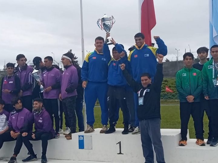 Atletismo varones de Los Ríos se coronó campeón de los Juegos Binacionales 2022