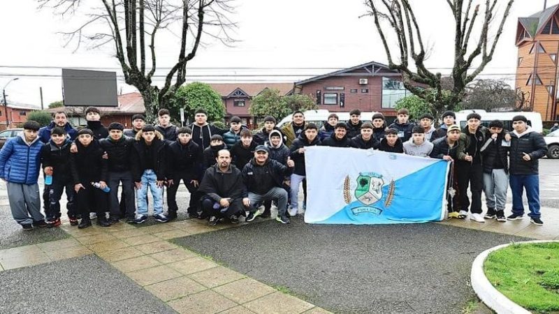 Escuela de fútbol de Paillaco inició gira de invierno